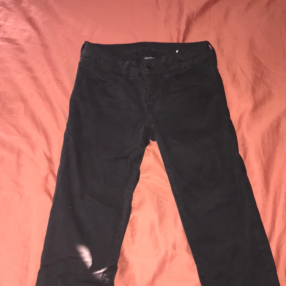 black american eagle jeans
